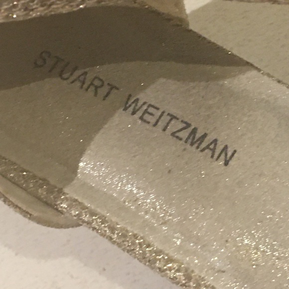 Stuart Weitzman Gold Heels - Picture 6 of 10